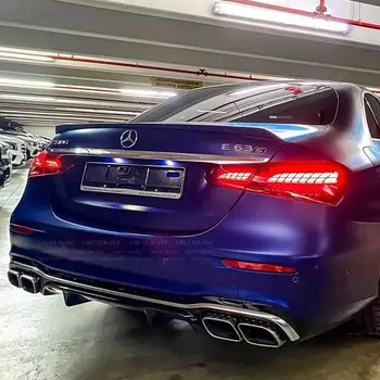 Спойлер заднего багажника, крыла для Mercedes Benz E-class W213 E200 E300 E320 2015-2021 ABS материал глянцевый черный автомобильные аксессуары