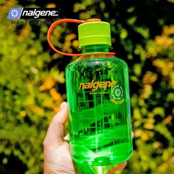 Спортивная бутылка для воды Nalgene-Narrow Mouth, портативная, для кемпинга, на открытом воздухе, для походов, бутылка для питья, 500 мл