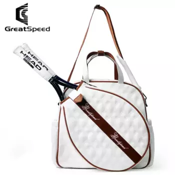 Спортивная сумка Greatspeed для тенниса, бадминтона, ракетки для мужчин и женщин, для взрослых, может вместить 2 ракетки