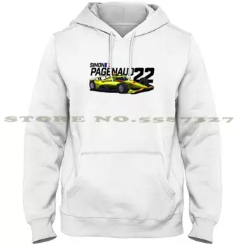 Спортивная Толстовка Simon pagenaudi 2020 (с черным текстом на желтом фоне), уличная одежда, толстовка pagenaudi, Франция, Америка, идеально