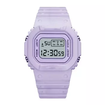 Спортивные электронные часы UTHAI унисекс, женские квадратные часы, студенческие светодиодные цифровые наручные часы, водонепроницаемые мужские часы, браслет