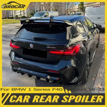 Спортивный спойлер для багажника BMW 1 серии F40 м 2019 - 2023 высококачественный Неокрашенный задний спойлер из АБС-пластика спойлер для багажника