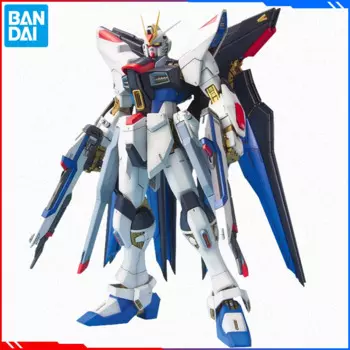 Spot Bandai 1/100 мг Страйк Фридом GUNDAM ZGMF-X20A Gundam Сборная модель, коллекционная фигурка, аниме игрушка в подарок