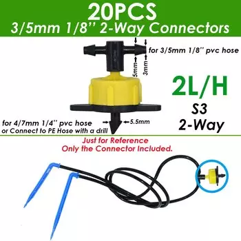 Спринклер для капельного полива SPRYCLE 1/8", 4-сторонний