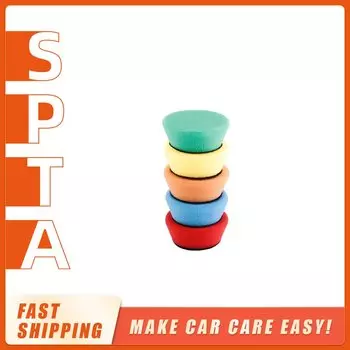 SPTA 1 "(30 мм)/2" (55 мм) 5 шт./компл. Т-образная полировальная подушечка для детализации автомобиля, мини-полировальная полировальная подушечка для полировки деталей угла