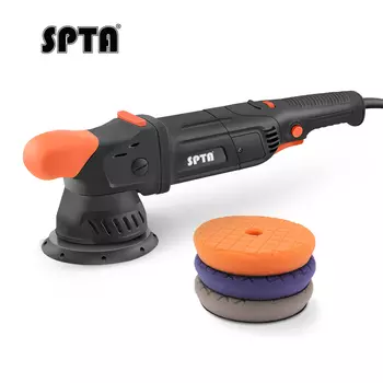 SPTA CP501 5/6 дюймов 1100 Вт полировщик двойного действия 6 различных скоростей полировальный станок для ухода за автомобилем для детализации автомобиля