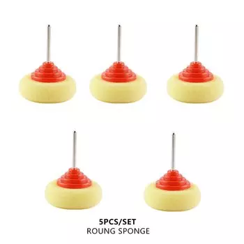 SPTA мини полировальная губка 2 дюйма полировальное колесо для ступицы автомобиля стальной обод полировальный пакет автомобильная пена