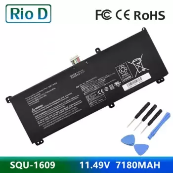 SQU-1609 Аккумулятор для ноутбука Hasee Thunderobot Dino X6 X7A 4K X5TA 911M T65 QNL5S02 15GD870-XA70K XX70K SQU-1611 1713