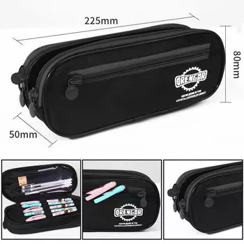 SQUMIDER Canvas simple pencil case