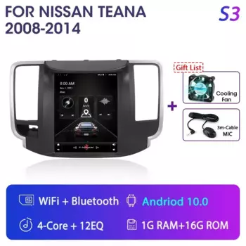 Srnubi Android 11.0 Автомобильный радиоприемник для Nissan Teana J32 2008-2014 2Din 4G WIFI GPS Carplay и авто 9-дюймовый мультимедийный плеер Головное устройство