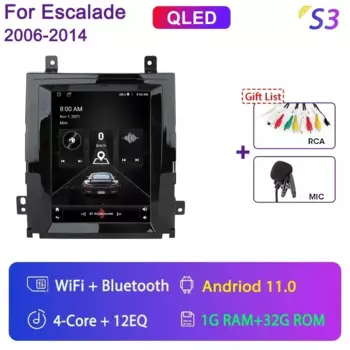 Srnubi Android 12,0 автомобильный радиоприемник для Cadillac Escalade GMT 900 3 2006-2014 SLS 2007-2012 2Din 4G WIFI Carplay 9,7 "стерео головное устройство