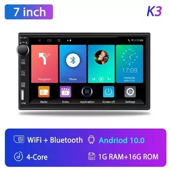 Srnubi Android 12.0 автомобильный радиоприемник универсальный 7-дюймовый стерео для Nissan Kia Honda Toyota VW 2Din 4G WIFI GPS Carplay головное устройство