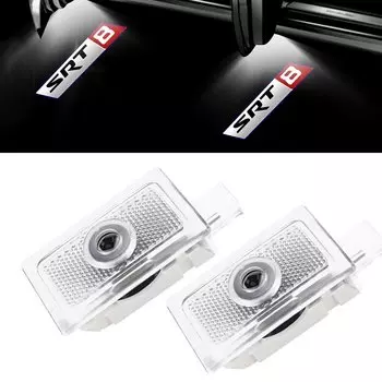 SRT8 Logo Projector Door Shadow Light Для Chrysler Dodge Avenger 2005-2014 Автомобильный Дверной Светильник 12 В/24 В 36 См Д...