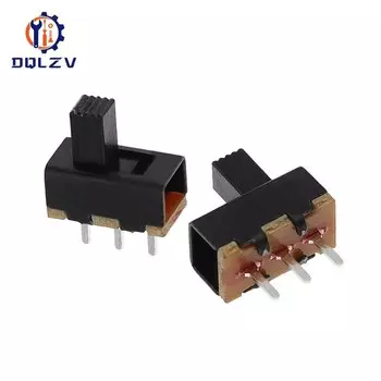 SS12F17G5 SS12F17 SS12F17-G5 5 мм длина ручки 3 P 3 Pin 2 Travel DIP слайд переключатель