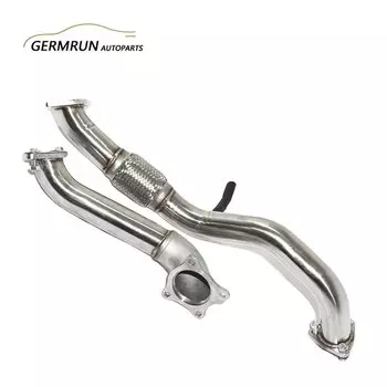 SS 2,5 "Downpipe, подходит для Honda Civic 16-18 1,5 Turbo EX SI FC FK7, дизайн из двух частей