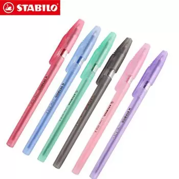 Stabilo 808 шариковые ручки, 6 шт., разноцветные