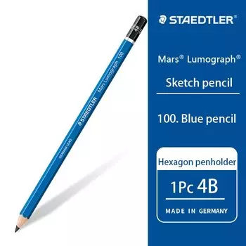 STAEDTLER 100 синий карандаш