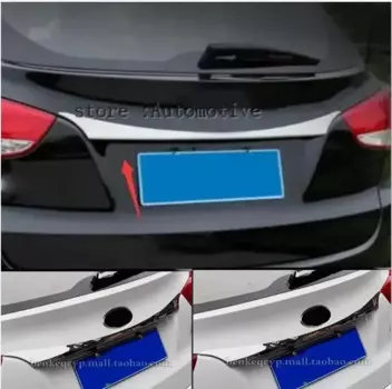 Стайлинг автомобиля 2010-2012 для Hyundai ix35 Хромированная накладка на заднюю крышку багажника