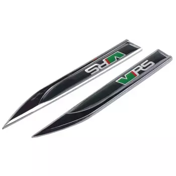 Стайлинг автомобиля 2 шт. VRS 3D металлические наклейки аксессуары для Skoda OCTAVIA A7 VRS MK2 MK3 A5 Superb Rapid Kodiaq Karoq Fabia Kamiq