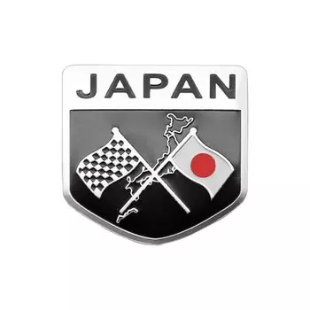 Стайлинг автомобиля 3D алюминий японский логотип наклейки с флагом эмблема значок наклейки украшения для Honda Accord City Civic CRV автоаксессуары