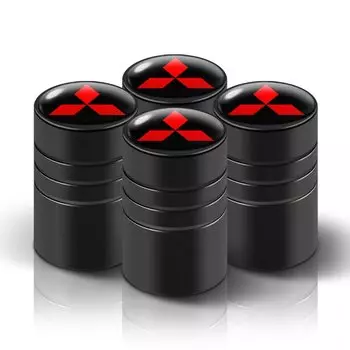 Стайлинг автомобиля 3D металл 4 шт. колпачки для штока клапана колес аксессуары для MITSUBISHI Ralliart Lancer Competition Outlander ASX