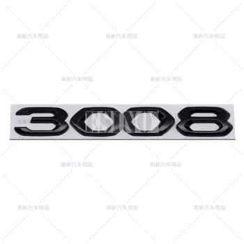 Стайлинг автомобиля, 3D металлический сплав цинка, клейкая Эмблема для багажника, наклейка на корпус для Peugeot 2008 3008 4008 5008