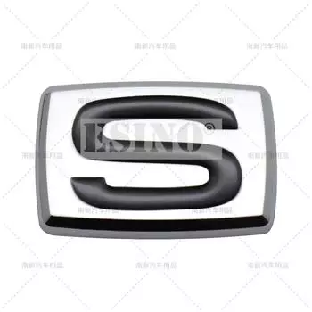 Стайлинг автомобиля 3D S логотип производительности металл цинк алой значок корпус клейкая эмблема декоративная наклейка
