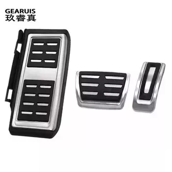 Стайлинг автомобиля для Audi Q2 Q3 F3 2019-2024 накладка на педаль акселератора топлива наклейка на педаль тормоза отделка автомобильные аксессуары для интерьера