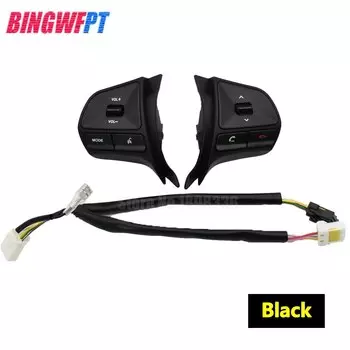 Стайлинг автомобиля для KIA RIO 2011-2014 Многофункциональная кнопка управления рулевым колесом Аудио переключатель громкости телефона для Bluetooth