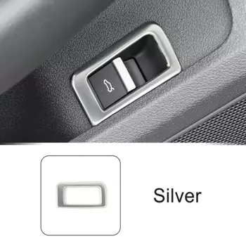 Стайлинг автомобиля дверь багажник переключатель рамка украшение для Audi A4 B9 2017-2021 нержавеющая сталь аксессуары для интерьера крышка отделка