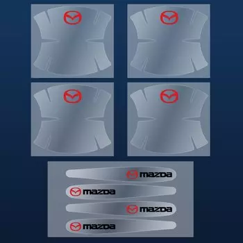 Стайлинг автомобиля, дверная чаша, защита от царапин, прозрачные наклейки на дверную ручку для Mazda 2 3 bk 6 gg gj gh cx5 cx30 cx3 cx7 mx5 Axela MS