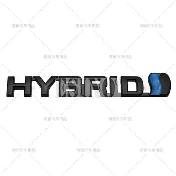 Стайлинг автомобиля, гибридная 3D задняя крыло багажника, металлическая эмблема из хромированного цинкового сплава, наклейка для Toyota RAV 4, Prado Camry Corolla Yaris