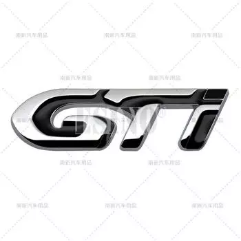 Стайлинг автомобиля GT 3D самоклеящаяся металлическая хромированная цинковая Сплав Эмблема для кузова автомобиля значок на крыло для Peugeot GT RCZ 308 508 3008 5008