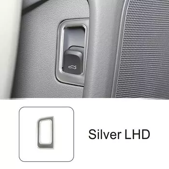 Стайлинг автомобиля из нержавеющей стали кнопки переключателя багажника рамка декоративная наклейка отделка для Audi A6 C7 2012-2018 LHD аксессуары для интерьера