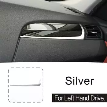 Стайлинг автомобиля из нержавеющей стали, лента для приборной панели, отделочная Крышка для BMW X3 F25 2011-17 X4 F26 2014-2017 LHD, интерьерная наклейка