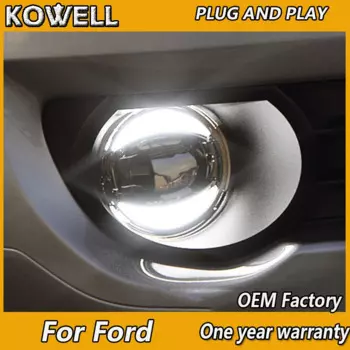 Стайлинг автомобиля KOWELL для Ford Focus Противотуманные фары Fiesta Fusion Mondeo Противотуманные фары EcoSport Авто модель DRL