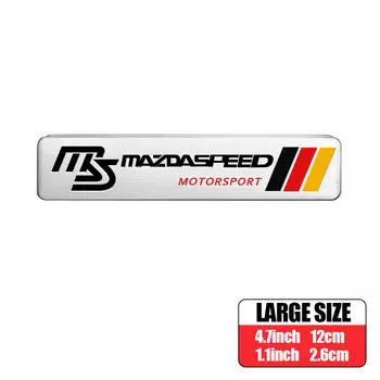 Стайлинг автомобиля, металлический алюминиевый логотип, наклейки на кузов, крылья, украшение для Mazda 2 3 6 Axela Atenza Speed 6 CX-3 CX-4 CX 5 CX-7 MS