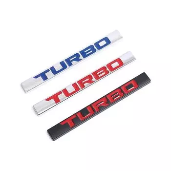 Стайлинг автомобиля, металлический турбо-логотип, эмблема автомобиля, 3D спортивный значок, наклейка на заднее багажник, аксессуары для бокового крыла, наклейка
