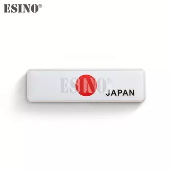 Стайлинг автомобиля, национальный флаг, металлический алюминиевый сплав, 3D клейкая эмблема, декоративный значок, наклейка, автоаксессуар