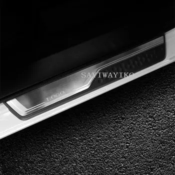 Стайлинг автомобиля, накладки из нержавеющей стали на пороги для Honda CR-V CRV 2017, защита для порога двери, подходит для наклеек CRV 2017 2021