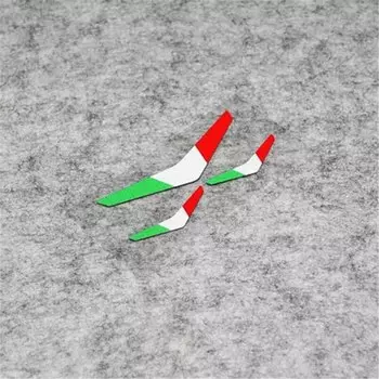 Стайлинг автомобиля, наклейка с национальным флагом Италии, Vespa Piaggio, мотоцикла, мотокросса, велосипеда, ноутбука