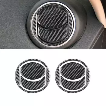 Стайлинг автомобиля, отделка выхода переменного тока, ремонт воздуховыпускного отверстия, декоративная рамка, наклейка, внутренняя крышка для Mazda 3 Axela 2010 2011 2012 2013