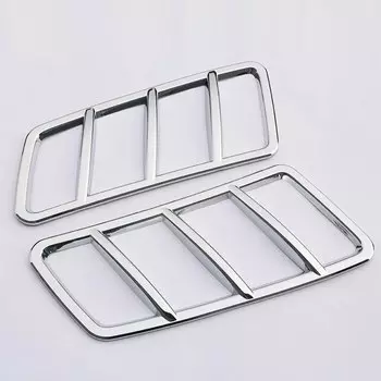 Стайлинг автомобиля, передний капот, вентиляционное отверстие, наклейка, накладка из АБС-пластика, хромированные аксессуары для Mercedes Benz ML GLS GLE W166 Coupe C29