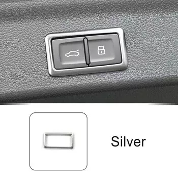 Стайлинг автомобиля, переключатель в багажник, наклейка, отделка из нержавеющей стали для Audi Q3 2019-22, аксессуары для заднего багажника