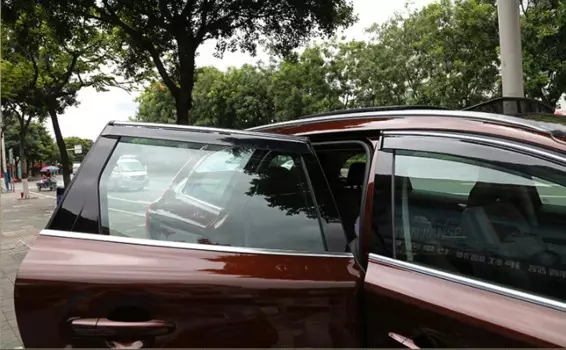 Стайлинг автомобиля пластиковые аксессуары 4 шт. для Volvo XC60 2011-2017 козырек для окна солнцезащитный козырек от дождя