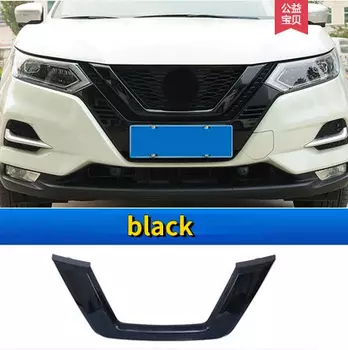 Стайлинг автомобиля подходит для Nissan Qashqai J11 19-20 текстура из углеродного волокна/глянцевый черный передняя решетка накладка