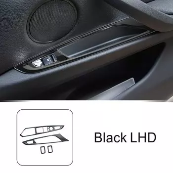 Стайлинг автомобиля, пуговицы для подъема окон и стекла, украшение рамы для BMW X5 F15 X6 F16 LHD, нержавеющая сталь, дверной подлокотник, крышка, отделка