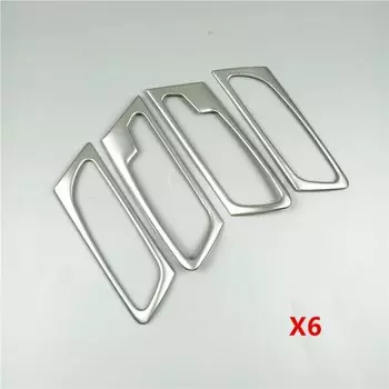 Стайлинг автомобиля, рамка дверной ручки, декоративная внутренняя накладка на дверную ручку для BMW X5 E70 X6 E71, автомобильные аксессуары из нержавеющей стали