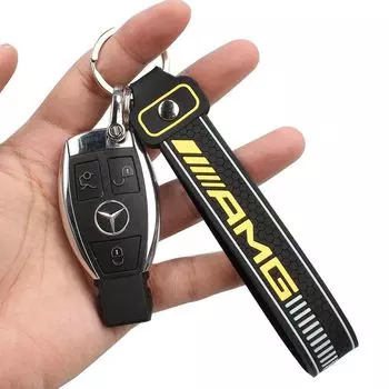 Стайлинг автомобиля светящийся брелок из ПВХ для Mercedes Benz AMG W108 W124 W126 W140 W168 W169 W176 W177 W203 автомобильные аксессуары