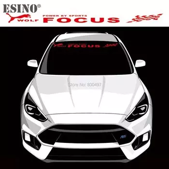 Стайлинг автомобиля, Виниловая наклейка на лобовое стекло, окно, корпус, наклейки из ПВХ, 3D резьба, Виниловая наклейка для Focus ST RS MK4 MK3 MK2 MK1